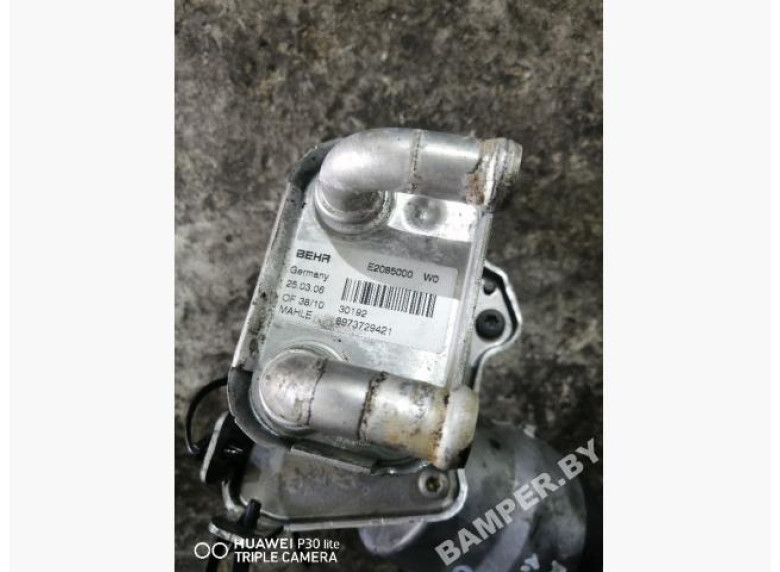 Теплообменник масляного фильтра к Opel Astra, 2006г.
