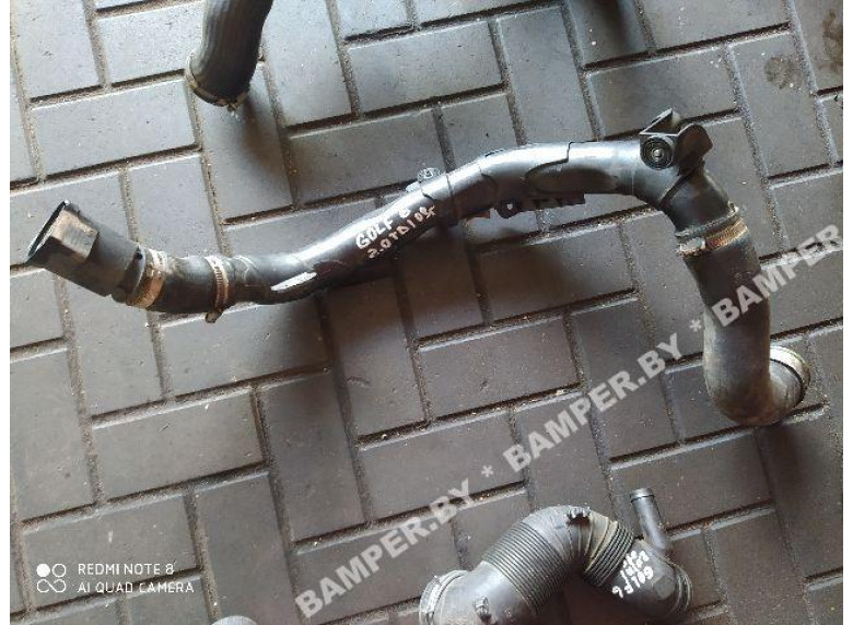 Патрубок турбины к Volkswagen Golf, 2009г.