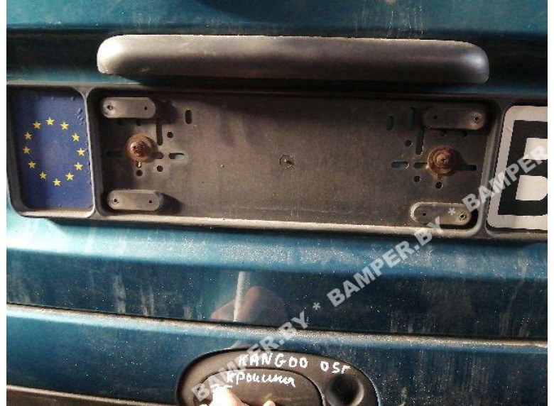Накладка подсветки номера к Renault Kangoo