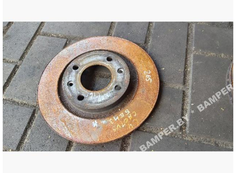 Диск тормозной задний к Citroen C4 Cactus, 2016г.