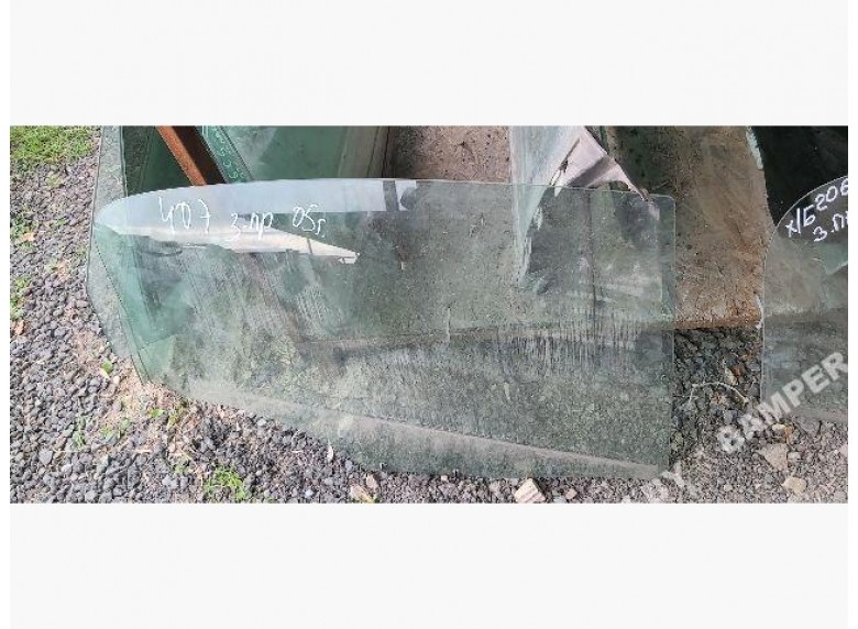 Стекло двери задней правой к Peugeot 407