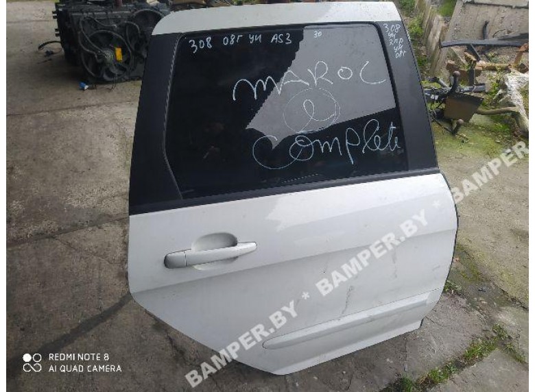 Дверь задняя правая к Peugeot 308