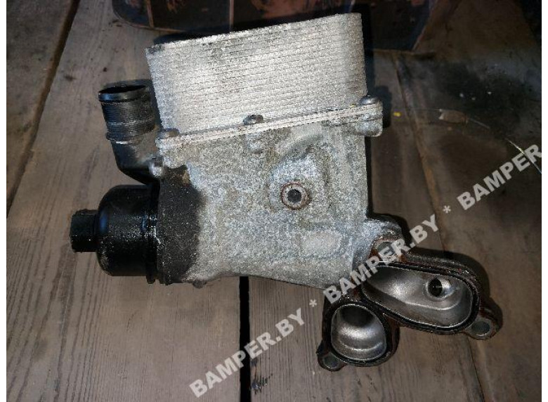 Теплообменник масляного фильтра к Renault Laguna, 2010г.