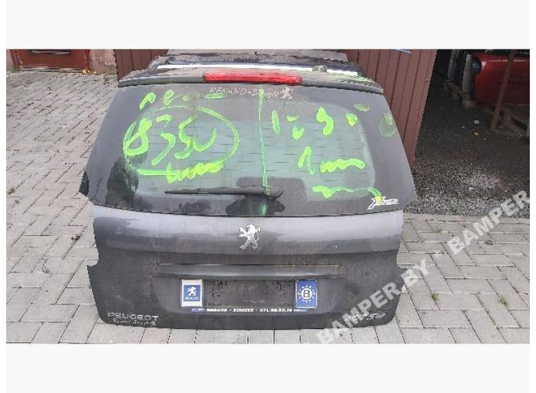 Крышка багажника (дверь 3-5) к Peugeot 207, 2008г.