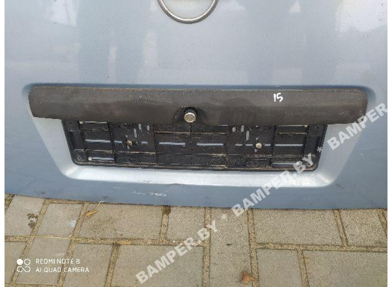 Накладка подсветки номера к Opel Combo, 2007г.