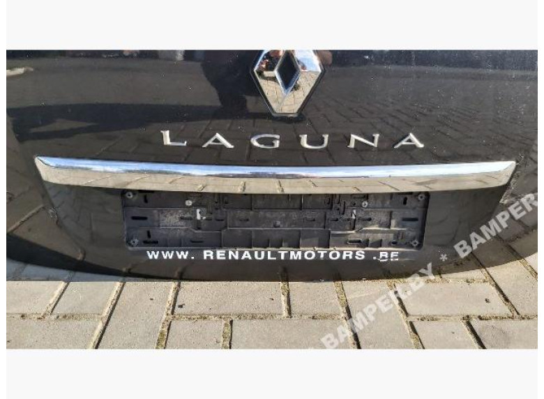 Накладка подсветки номера к Renault Laguna, 2013г.