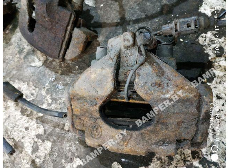 Суппорт передний левый к Volkswagen Transporter, 2005г.