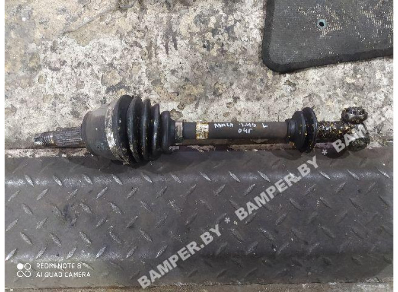 Полуось передняя левая (приводной вал, ШРУС) к Fiat Doblo