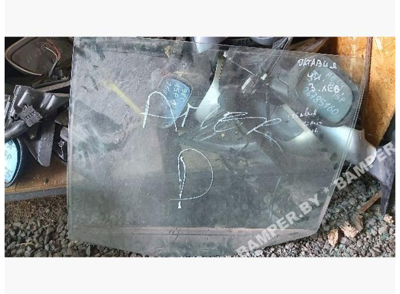 Стекло двери задней левой к Skoda Octavia