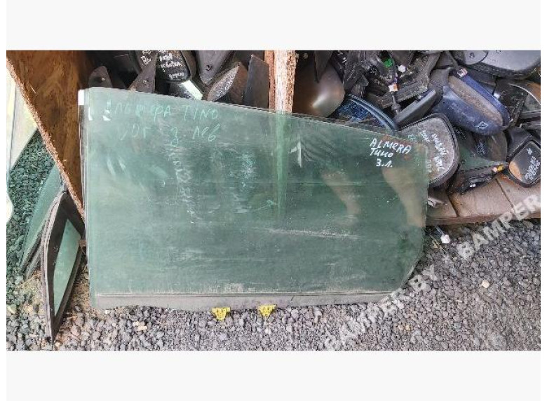 Стекло двери задней левой к Nissan Almera Tino, 2000г.