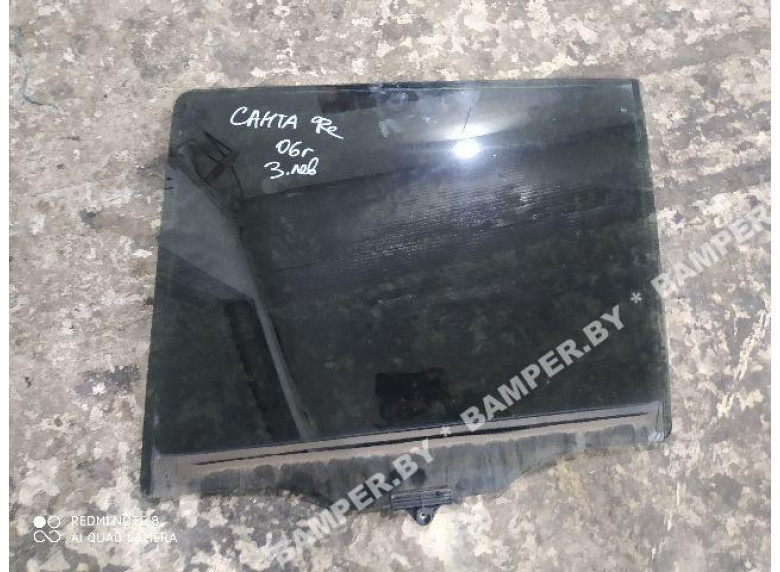 Стекло двери задней левой к Hyundai Santa Fe, 2006г.