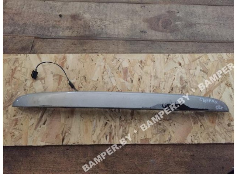 Накладка подсветки номера к Renault Scenic