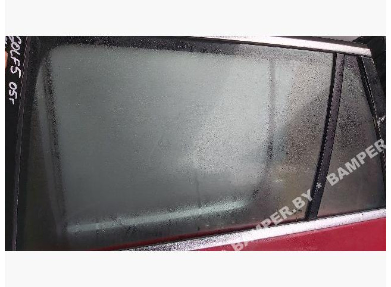 Стекло двери задней левой к Volkswagen Golf, 2005г.