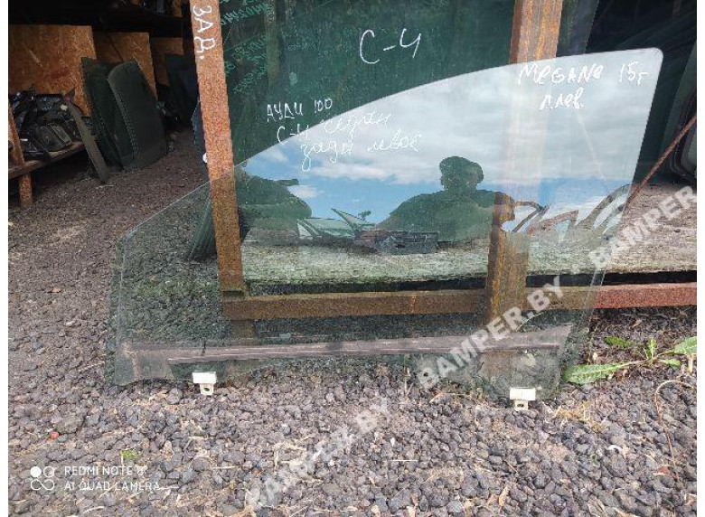 Стекло двери передней левой к Renault Megane, 2013г.