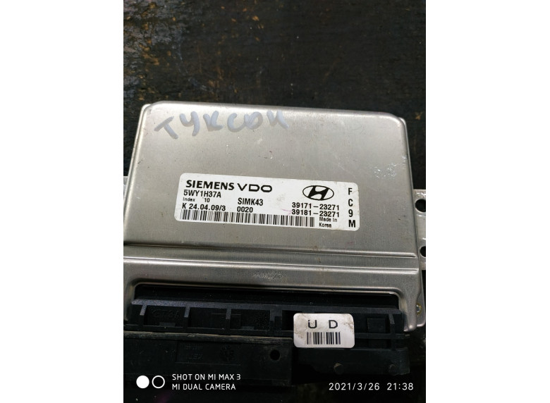 Блок управления двигателем к Hyundai Tucson, 2009г.